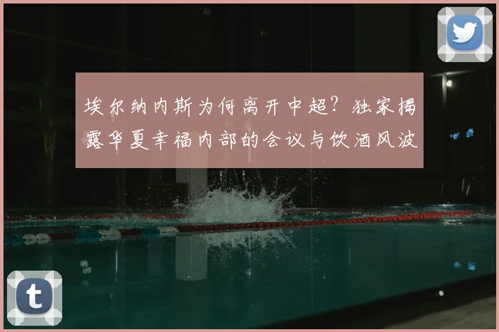 埃尔纳内斯为何离开中超？独家揭露华夏幸福内部的会议与饮酒风波